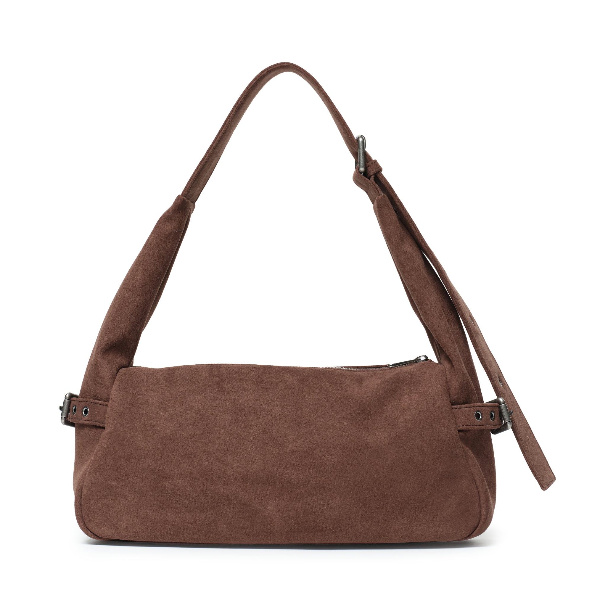 Atta Bag M Suede Brown