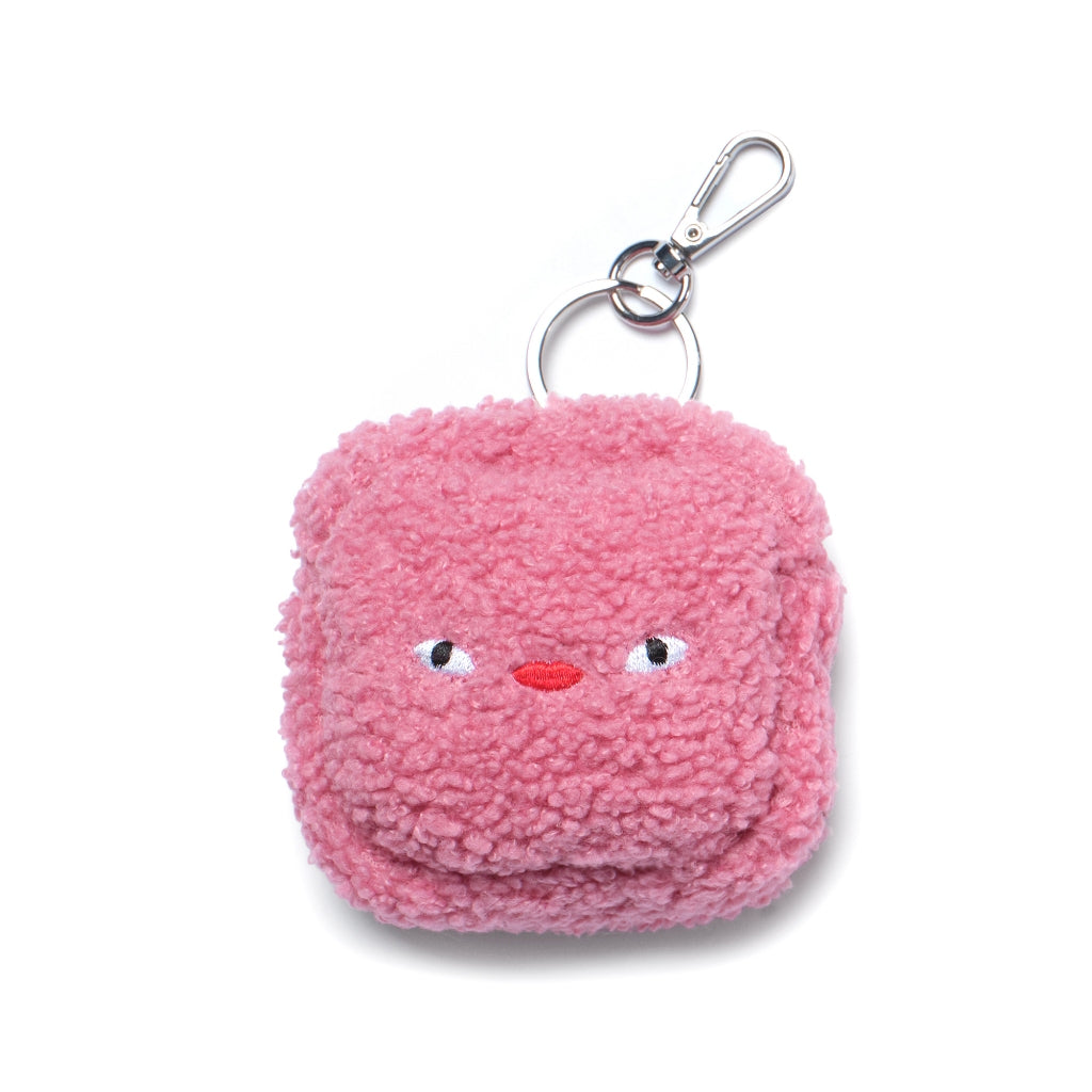 Nemoyom Airpods Case Eco Shearling Pink
