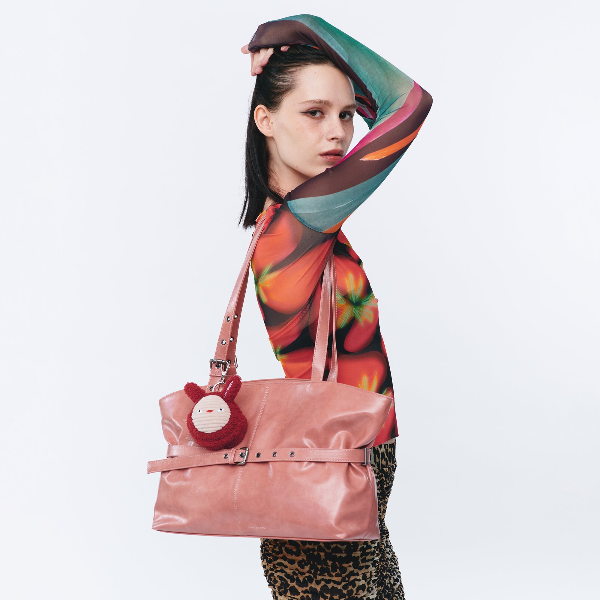 Le Belt Bag L Vampire Pink