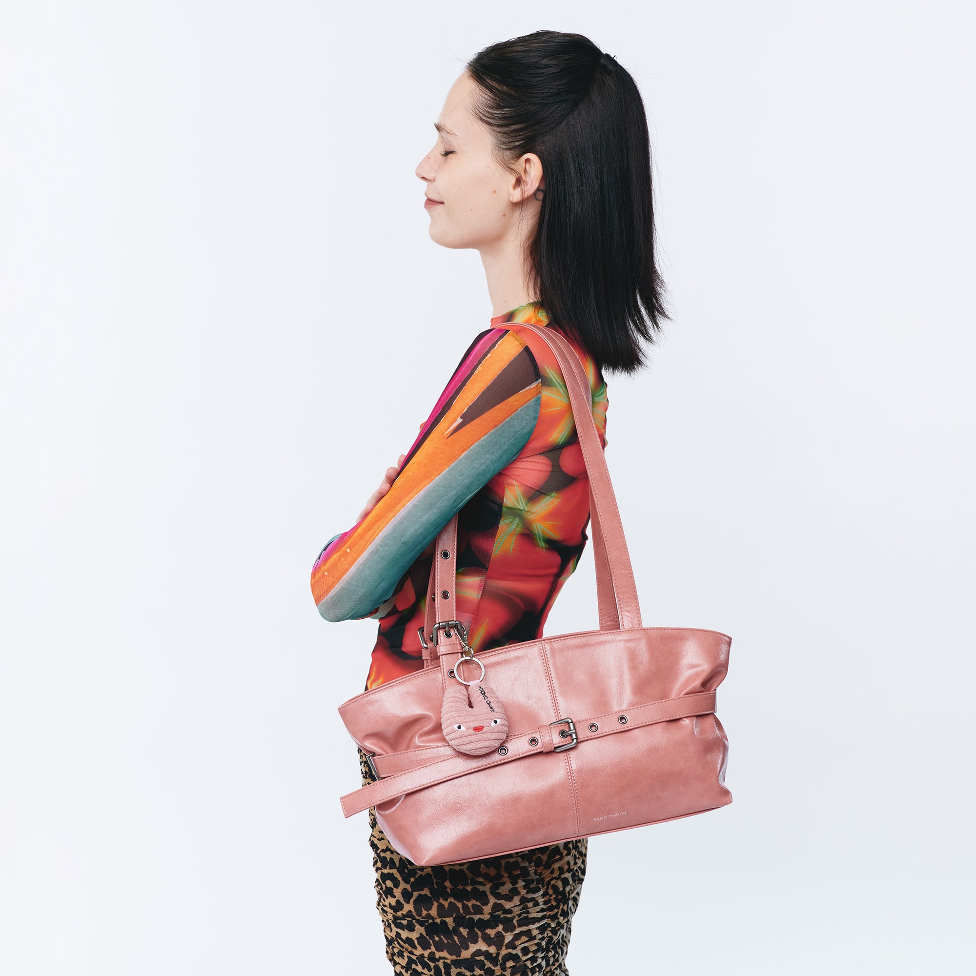 Le Belt Bag M Vampire Pink