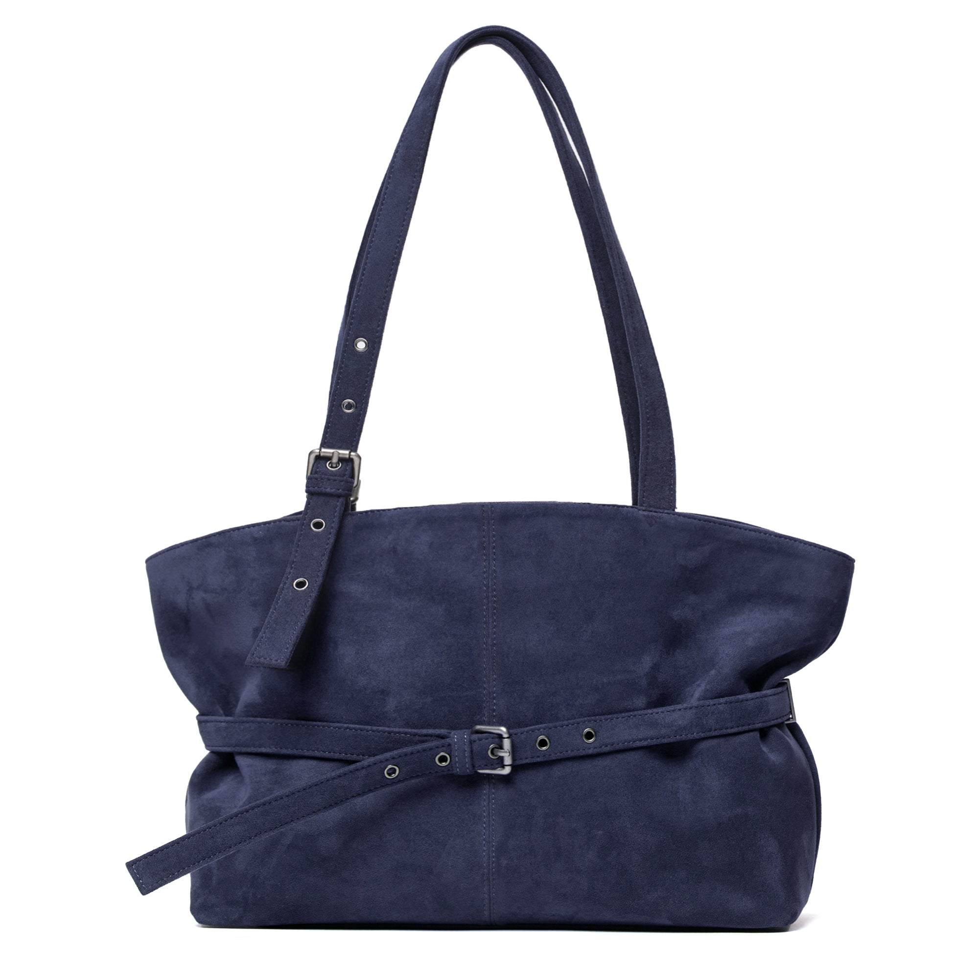 PREORDER Le Belt Bag L Suede Navy