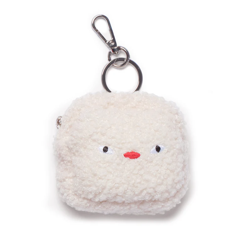 Nemoyom Airpods Case Eco Shearling Ivory