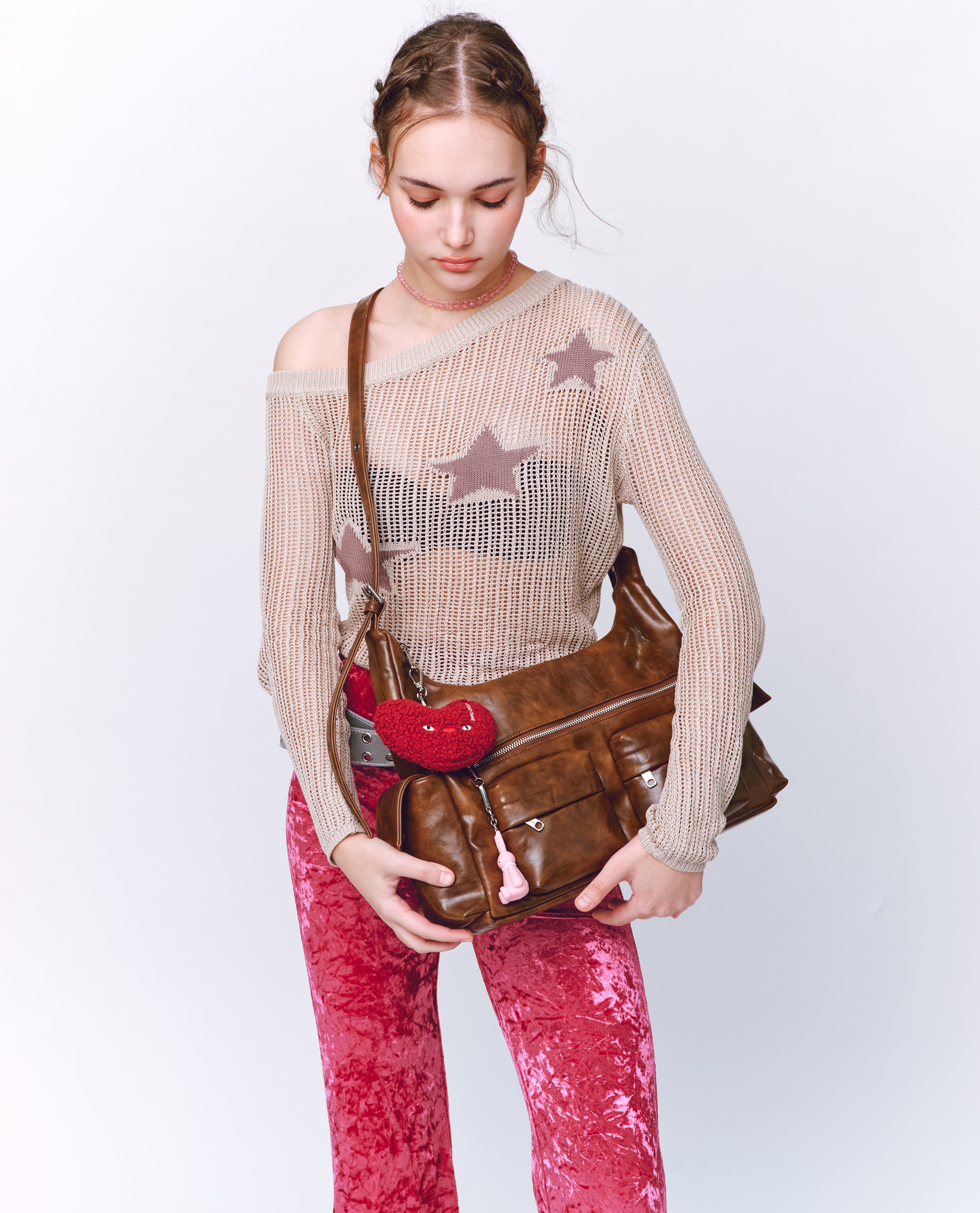 Pocket Mug Bag L Baked Tan