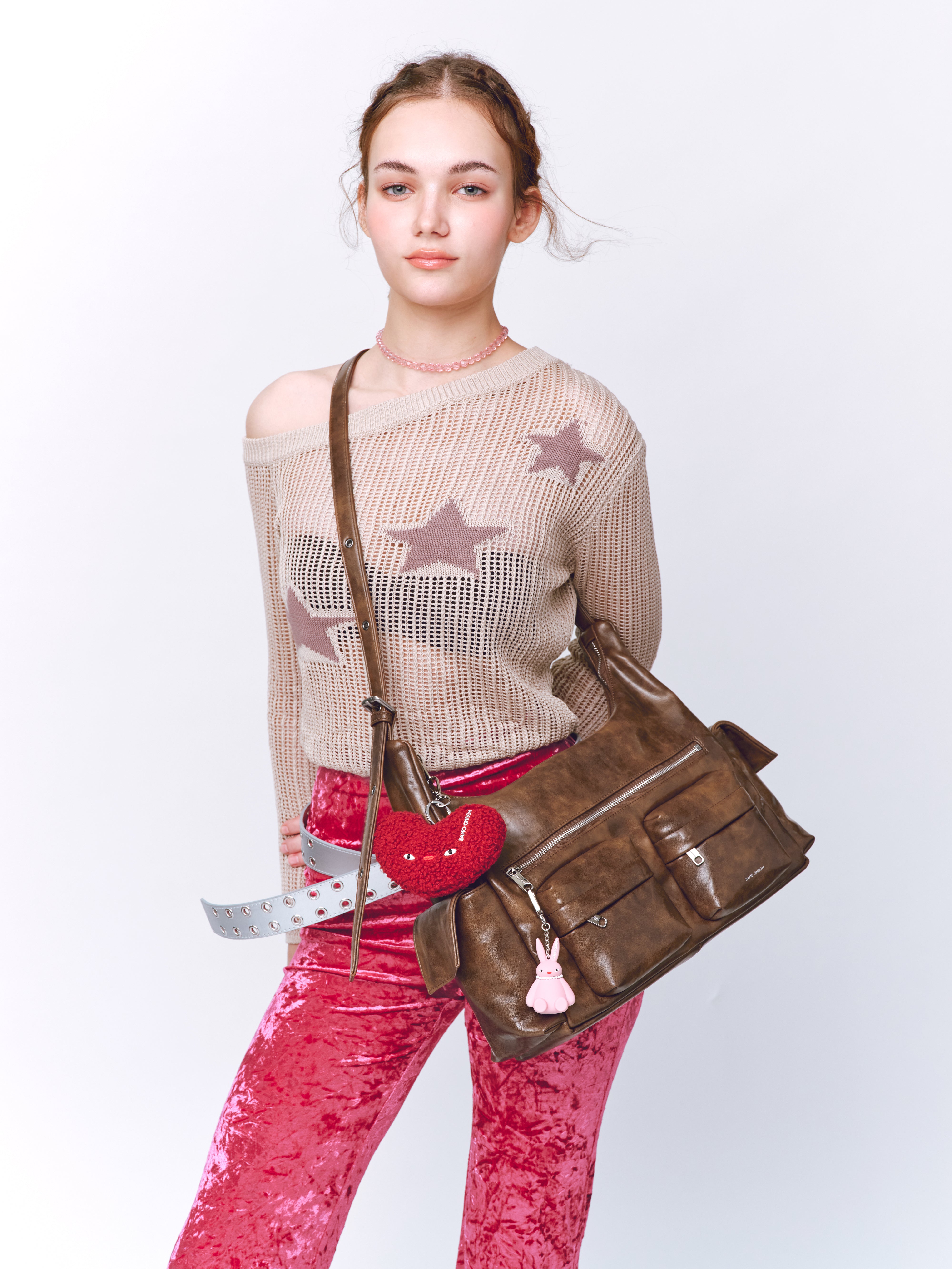 Pocket Mug Bag L Baked Tan