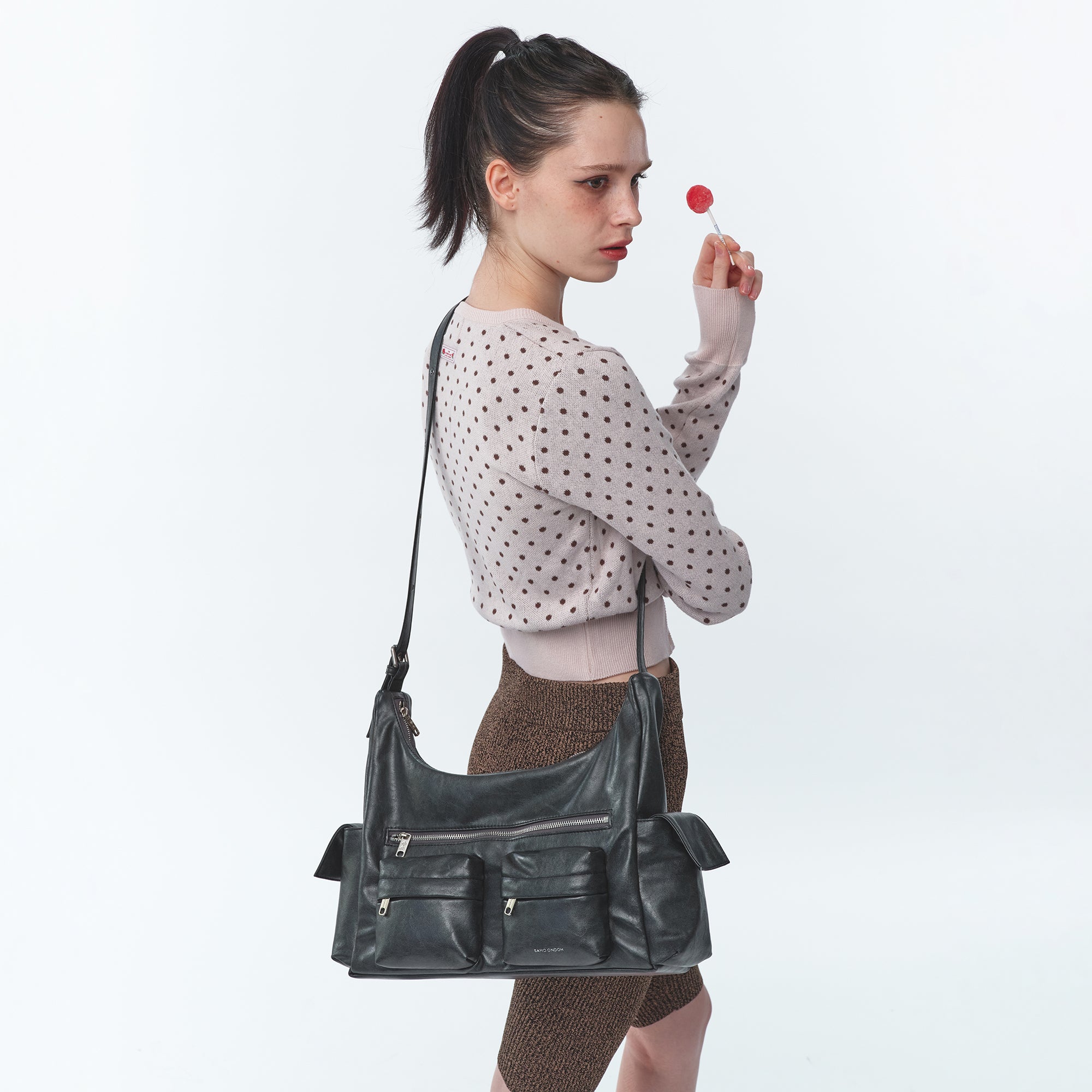 Pocket Mug Bag L Veg Charcoal