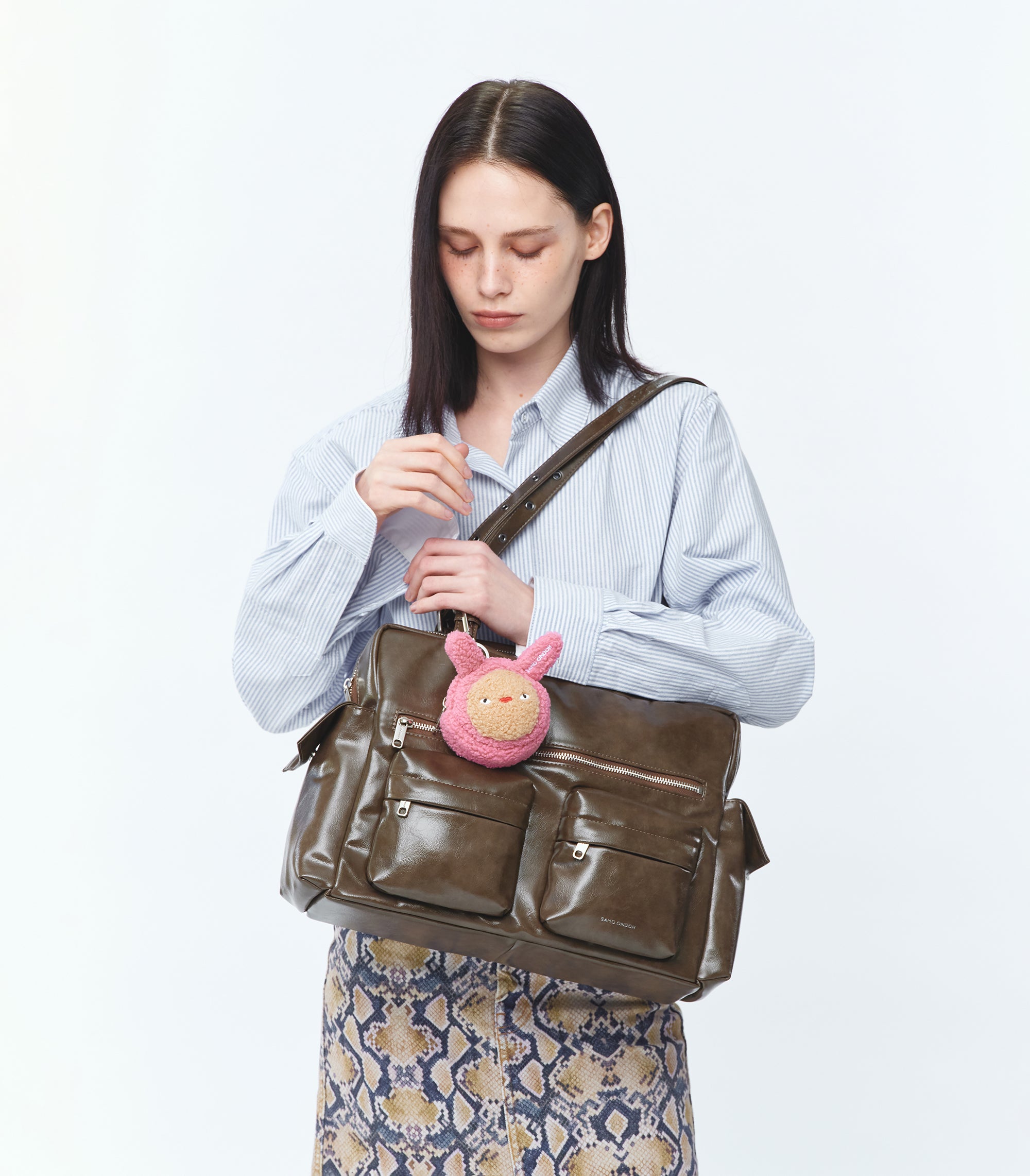 Pocket Utility Bag L Vampire Coffeemilk