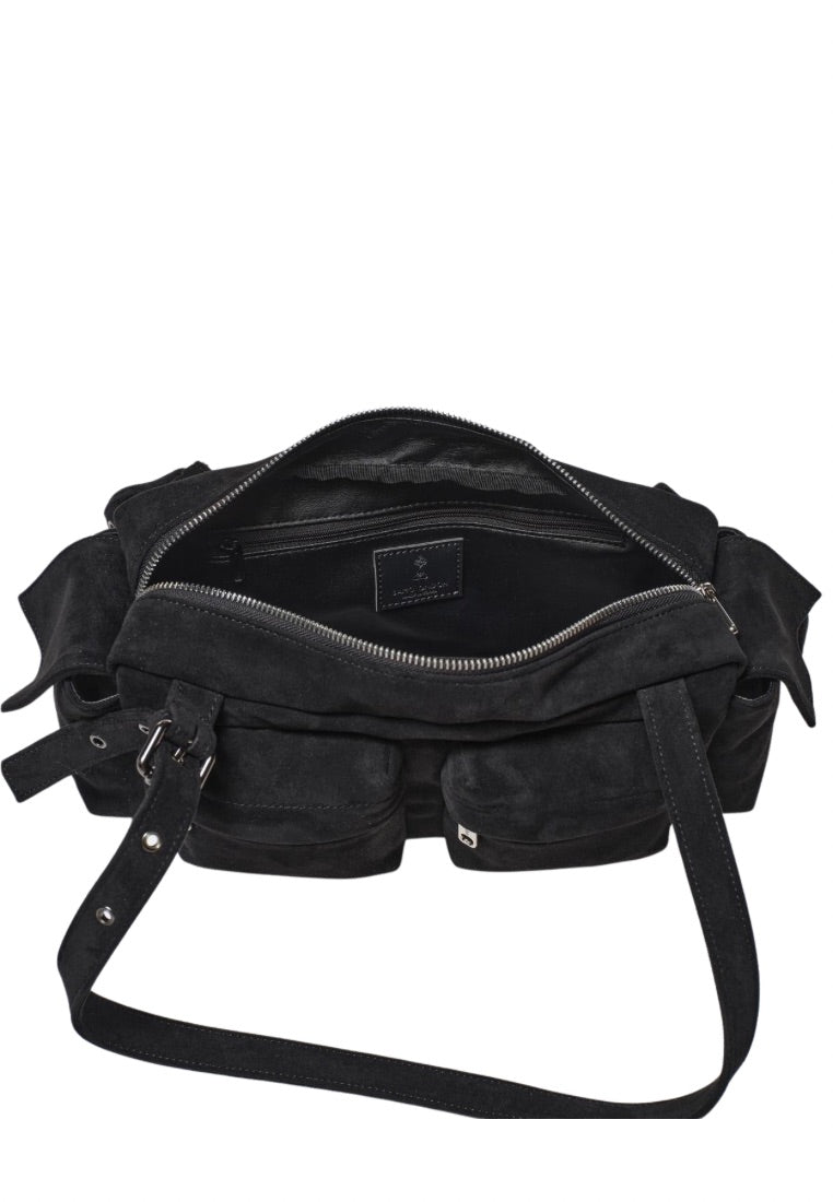 Pocket Utility Bag M Suede Black