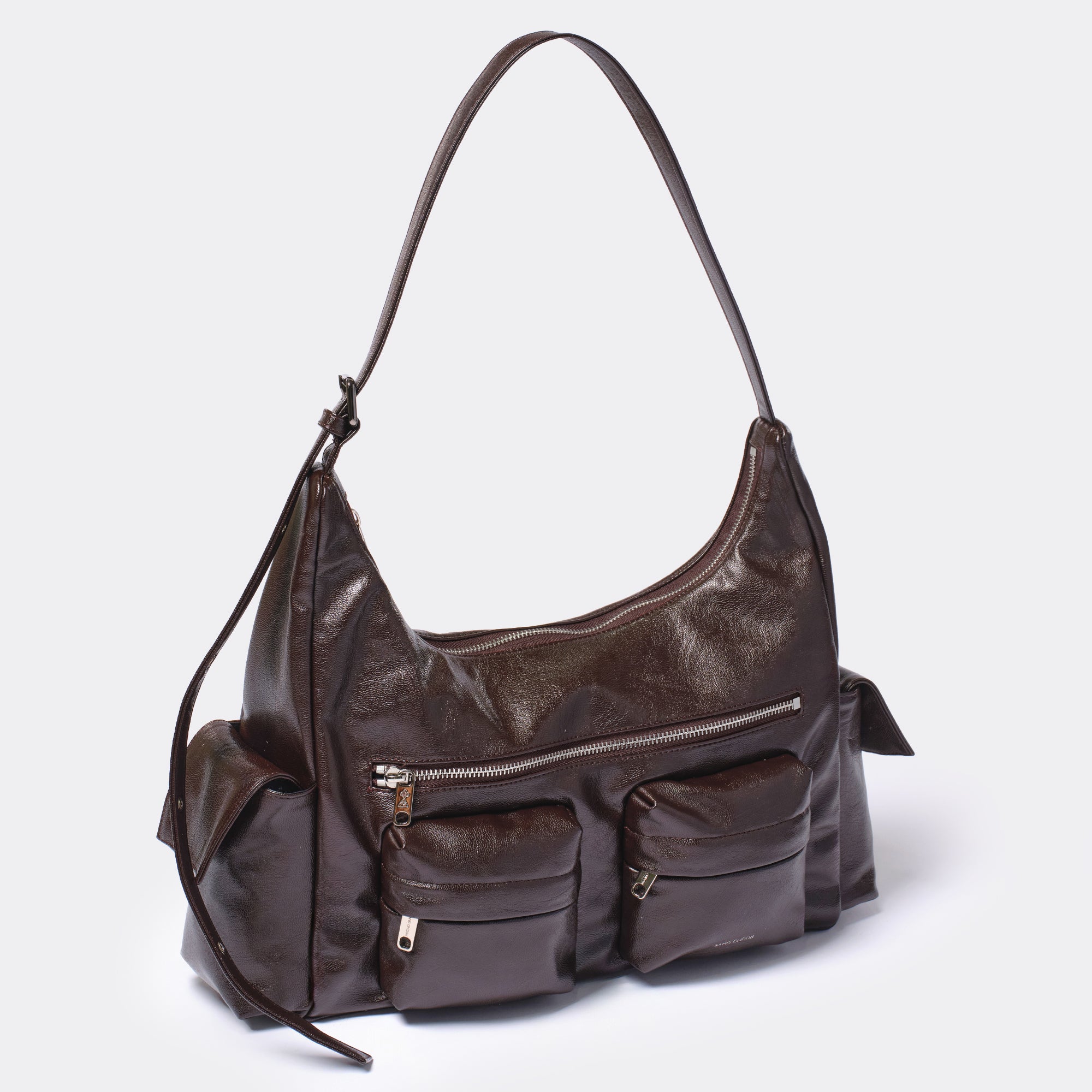 Pocket Mug Bag L Goat Chocolate