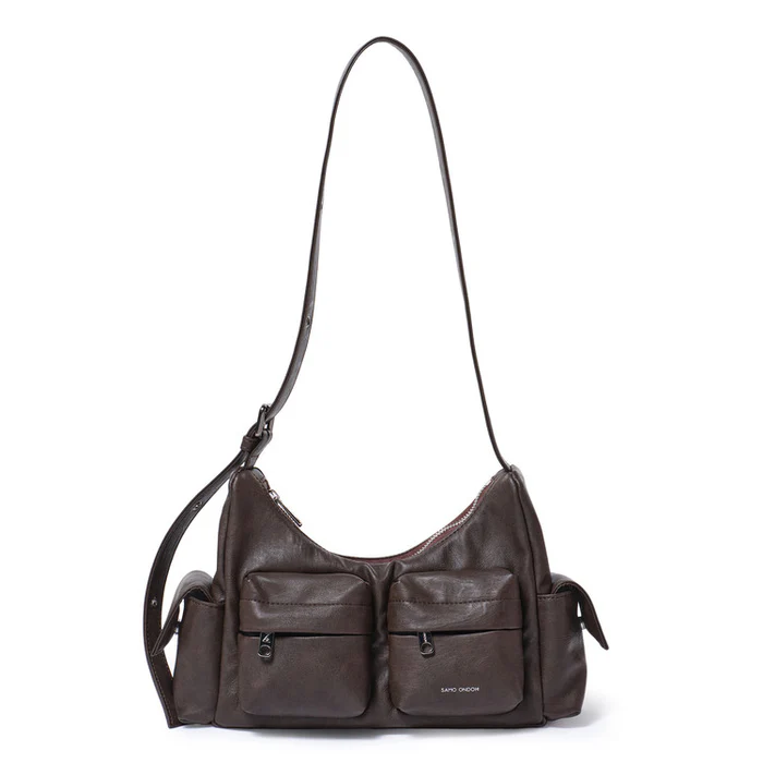 Pocket Mug Bag M Brushed Chocolate