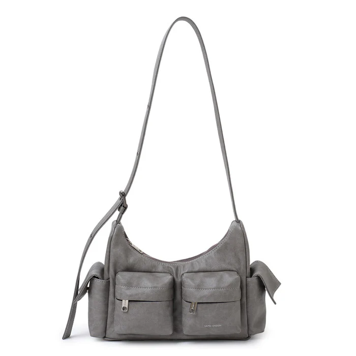 Pocket Mug Bag M Brushed Gray