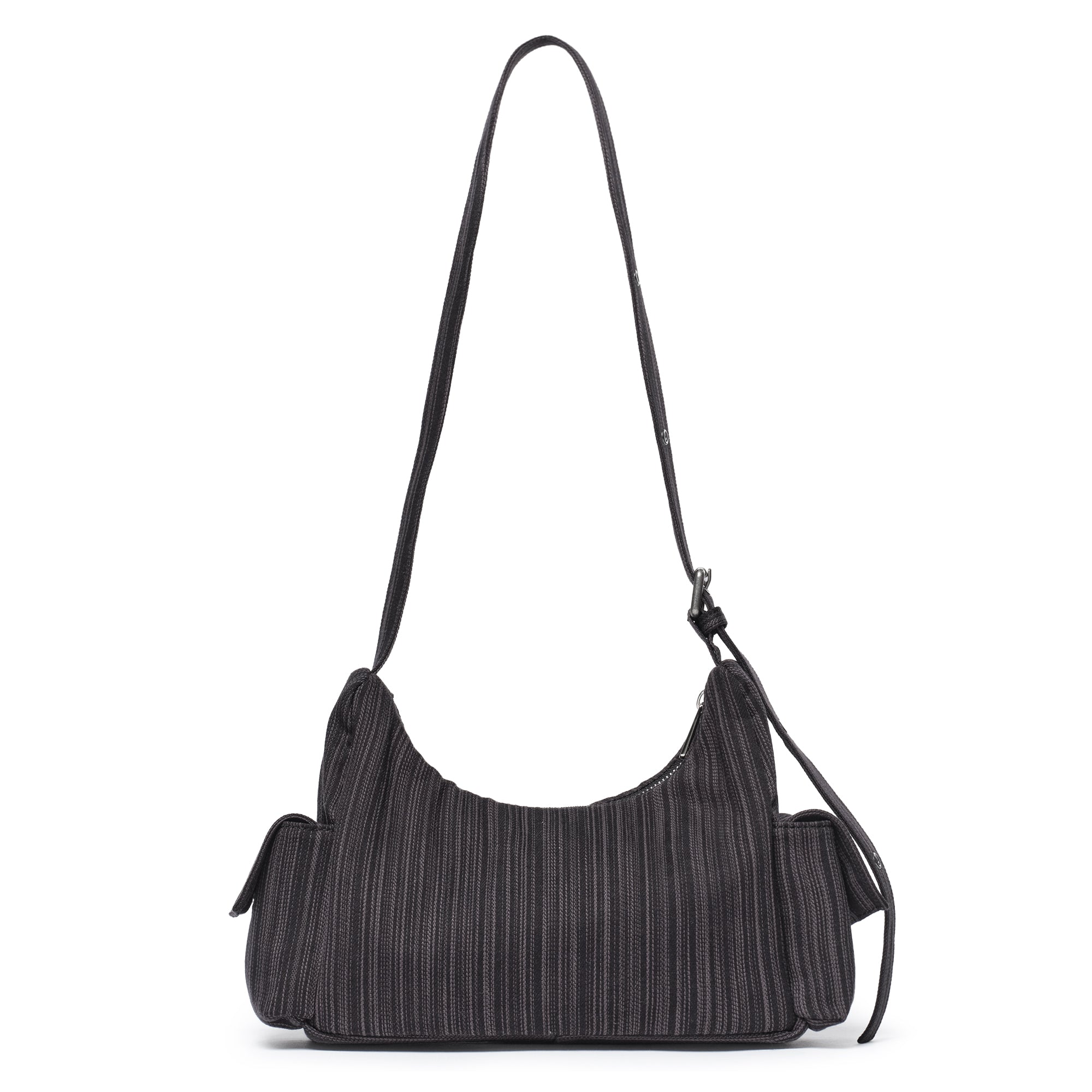 Pocket Mug Bag M Stripe Black