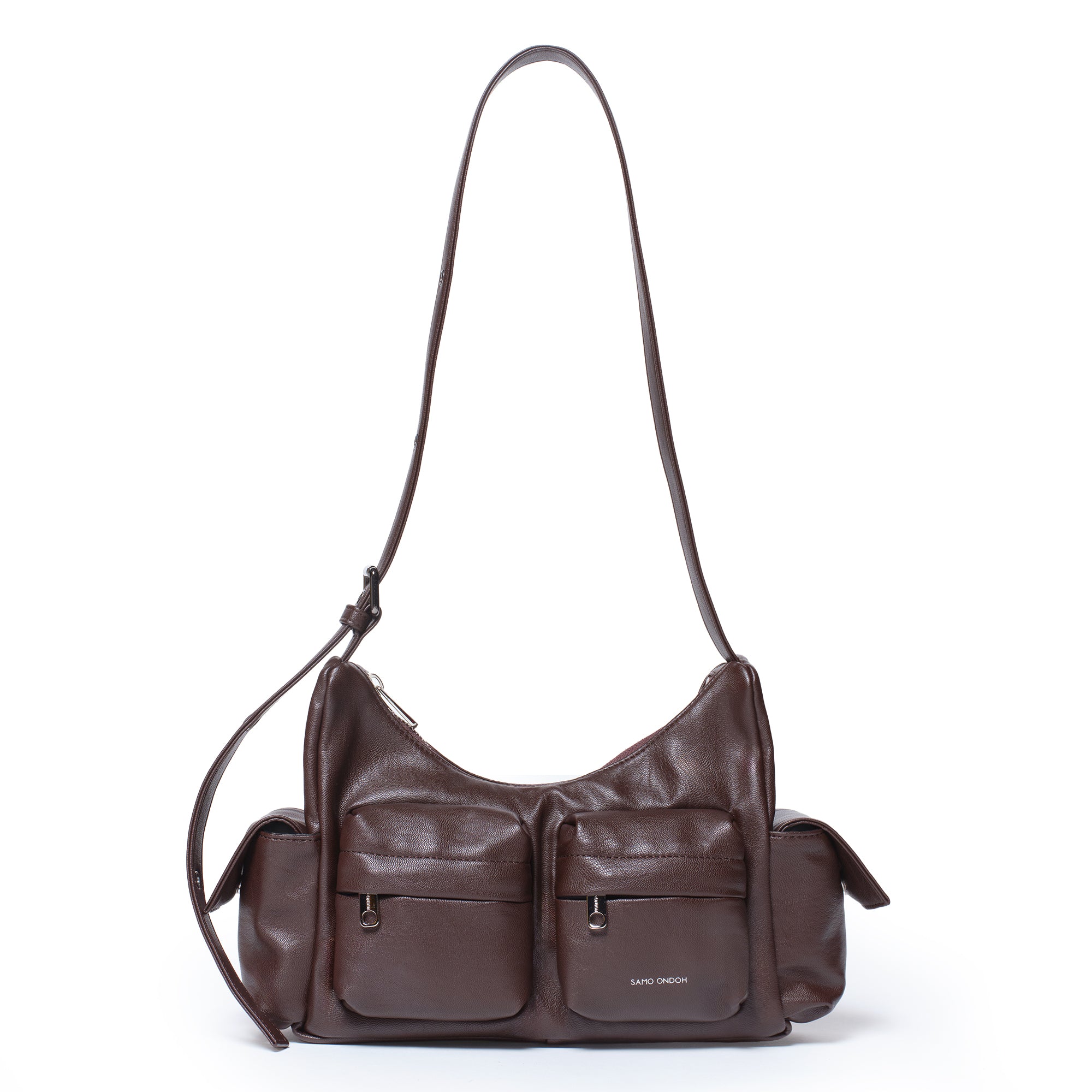 Pocket Mug Bag M Nappa Chocolate
