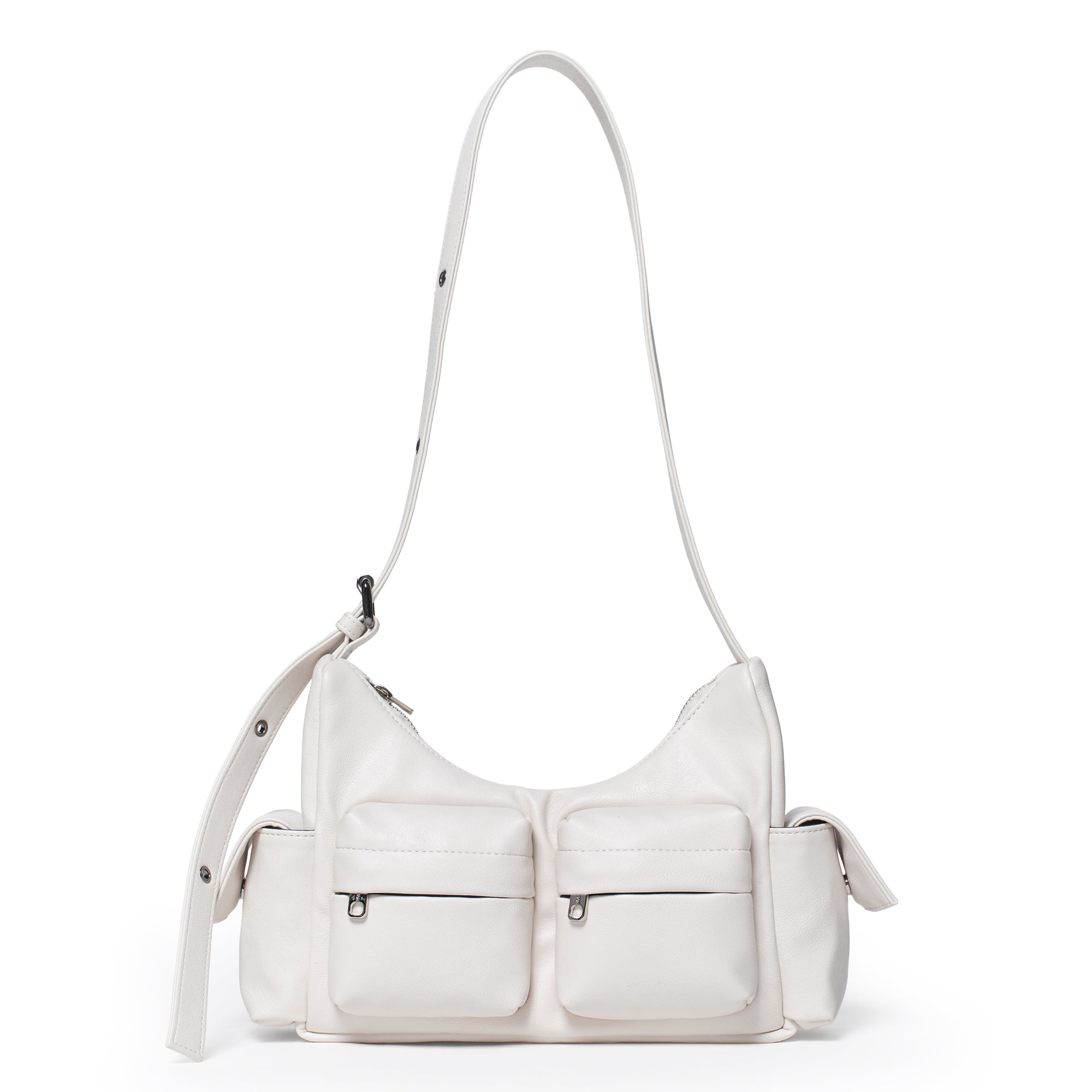 Pocket Mug Bag M Nappa Ivory