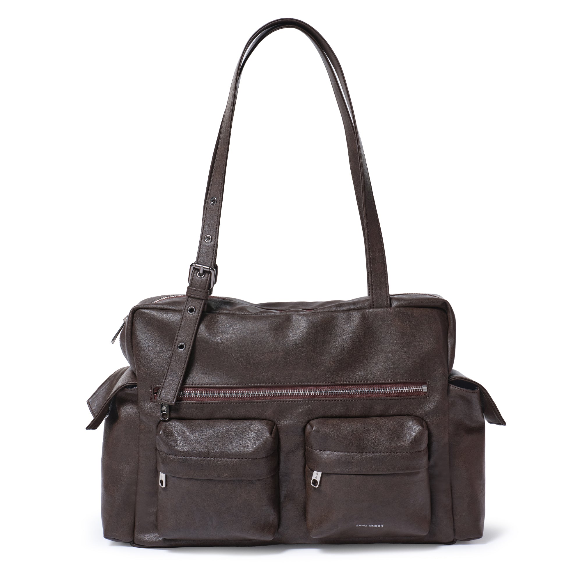PREORDER Pocket Utility Bag L Brushed Chocolate