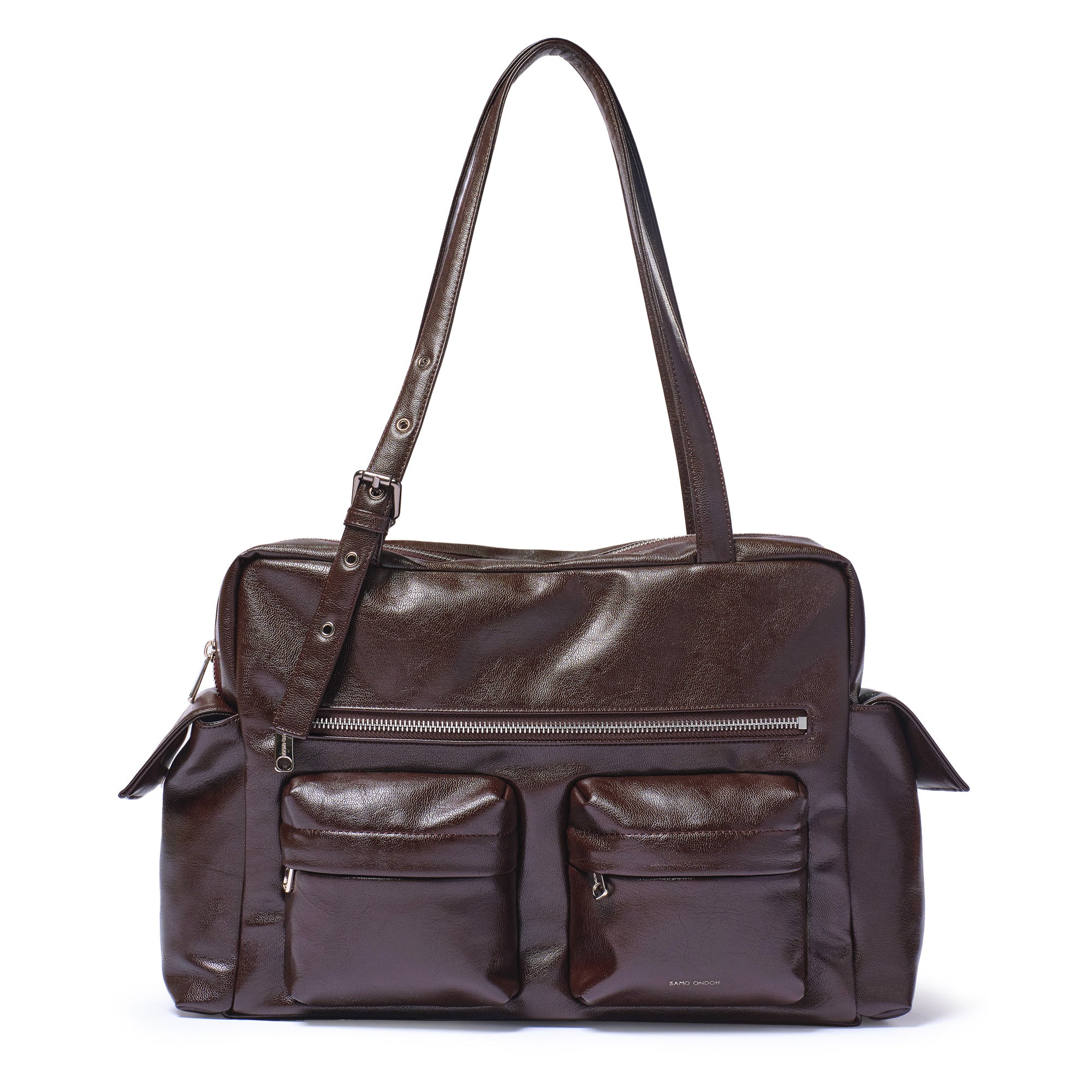 Pocket Utility Bag L Goat Chocolate