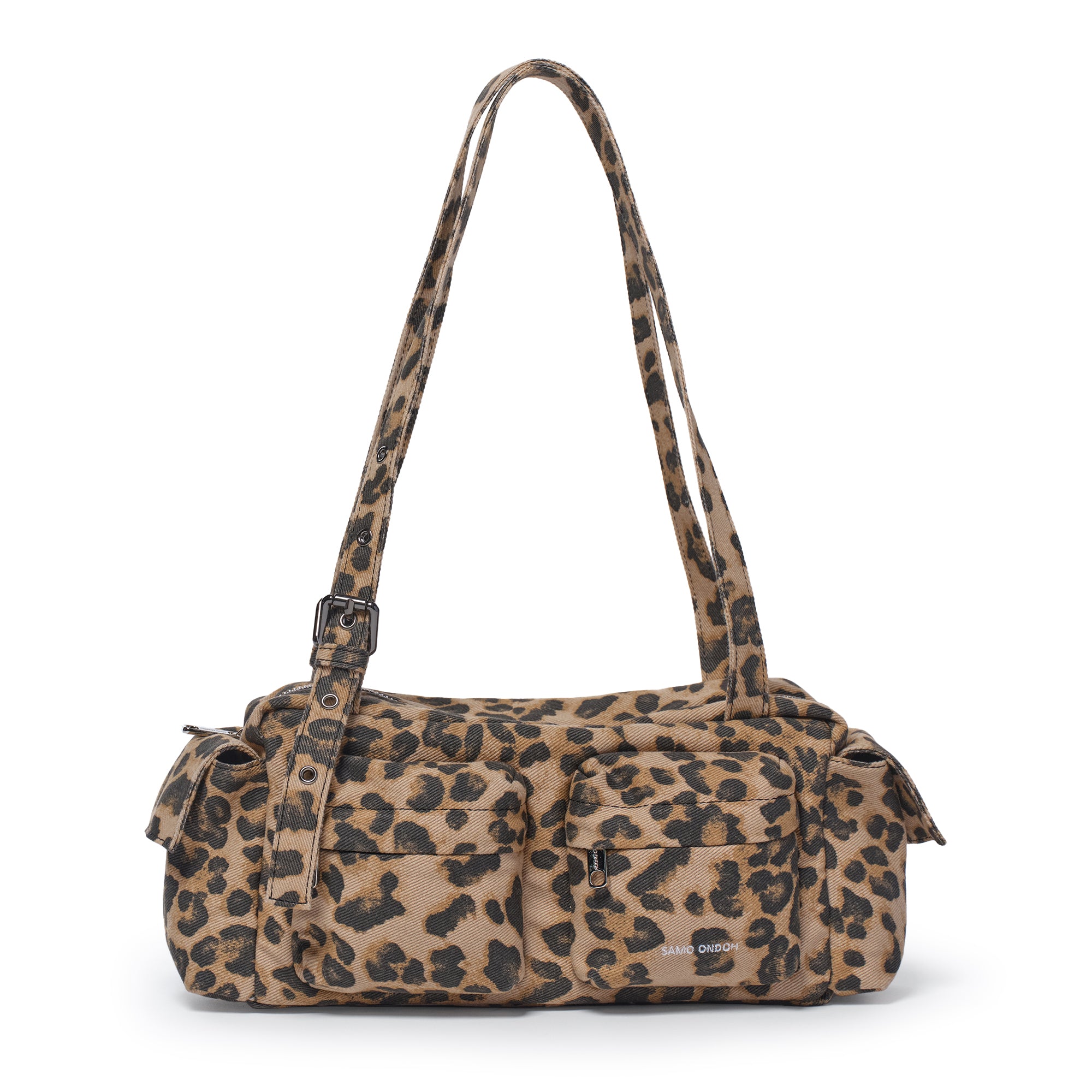 PREORDER Pocket Utility Bag M Denim Leopard