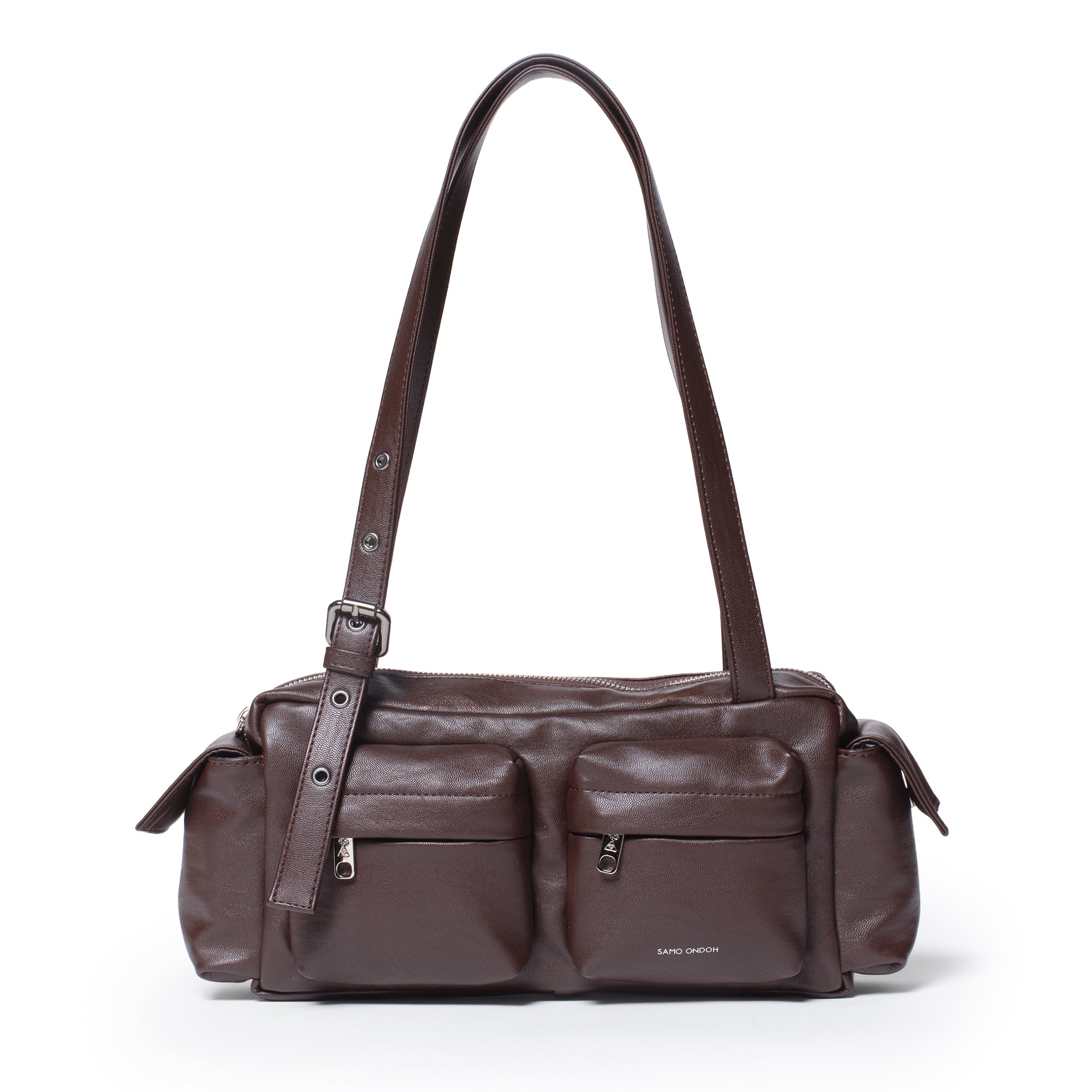 Pocket Utility Bag M Nappa Chocolate