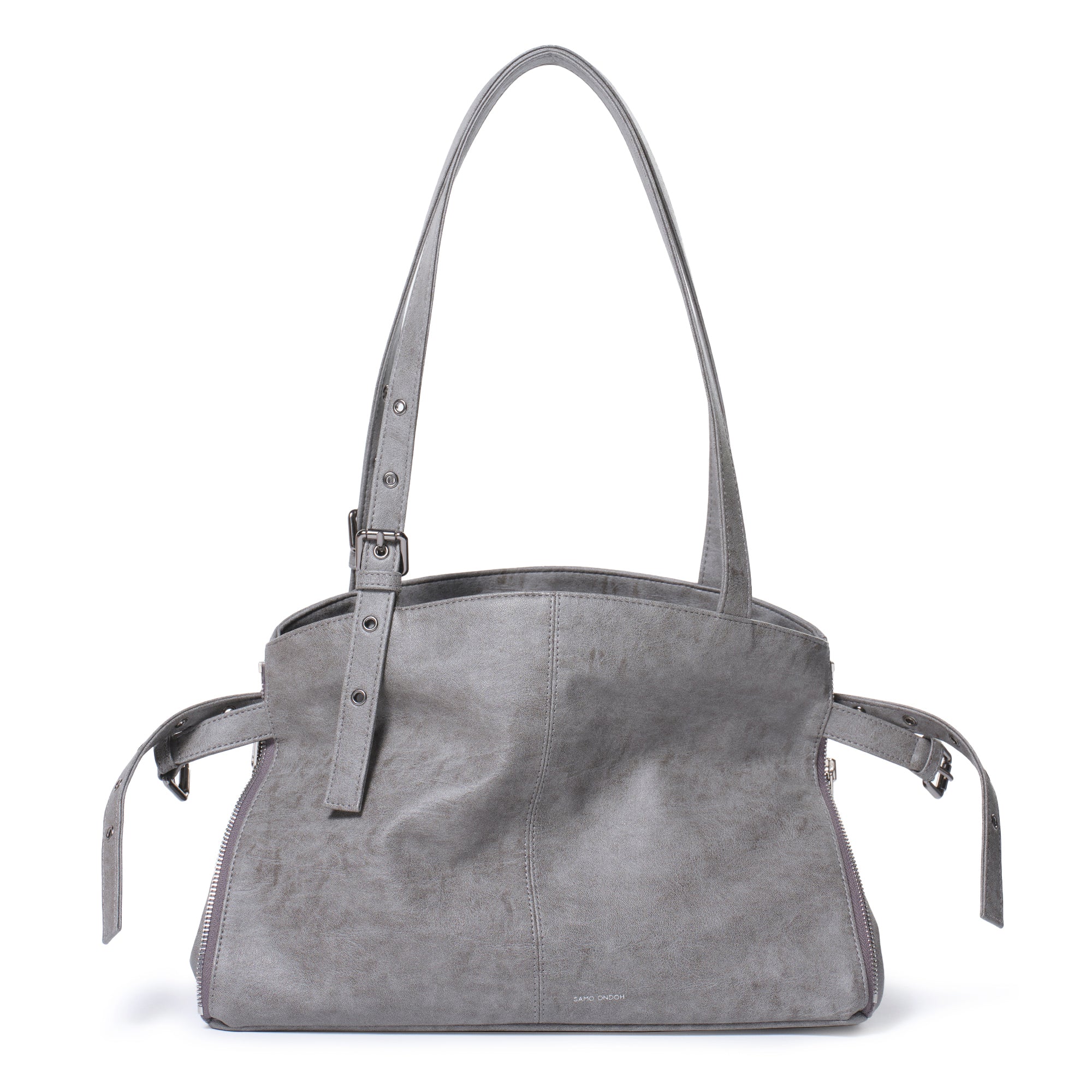 PREORDER Zipper Shopper Bag M Brushed Gray
