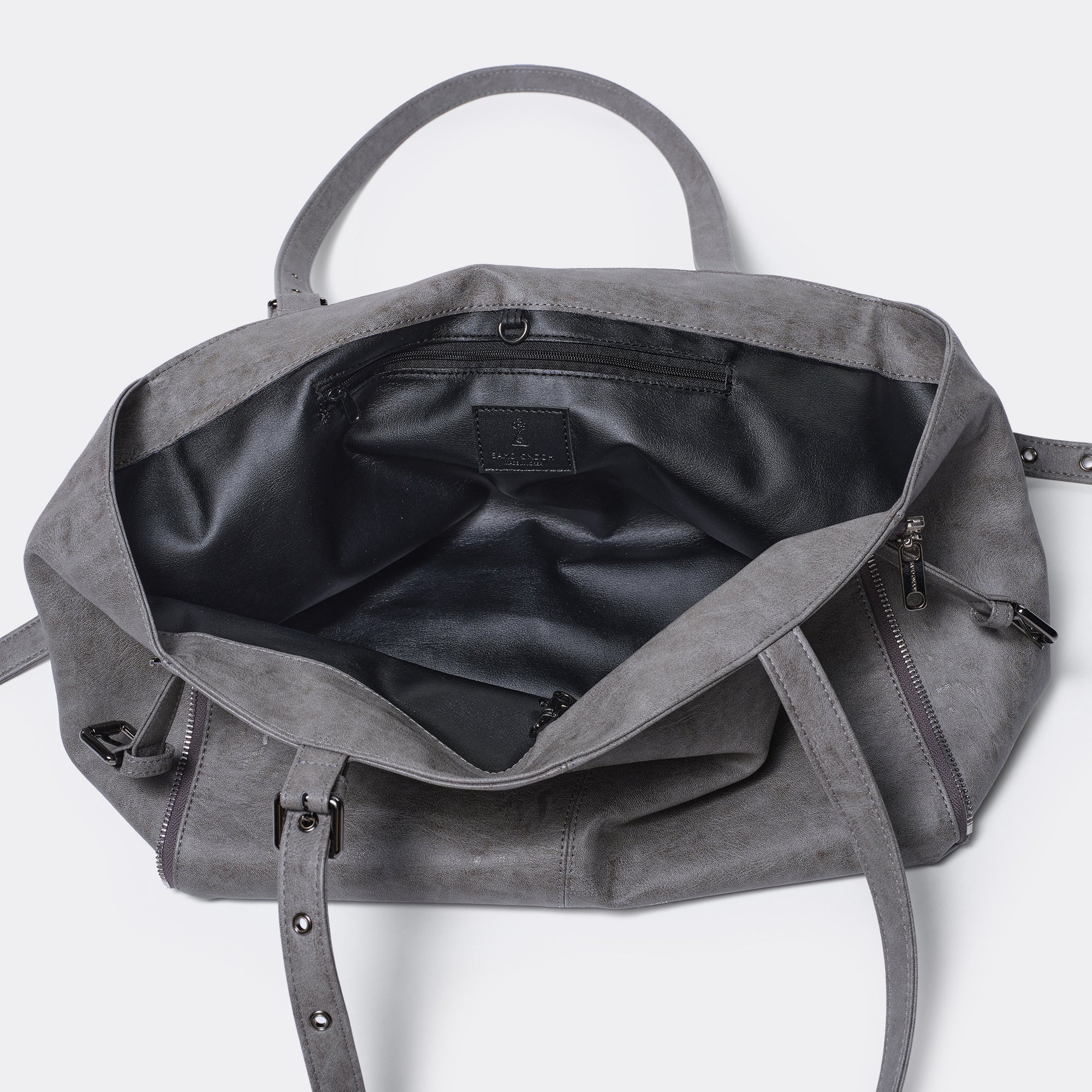PREORDER Zipper Shopper Bag M Brushed Gray